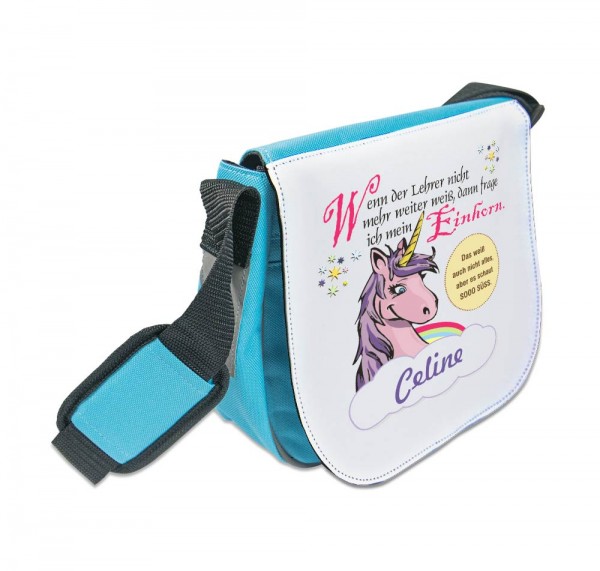 Tasche mit Einhorn- Motiv