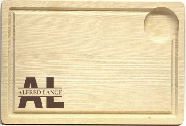 Frühstücksbrettchen Holz mit Gravur