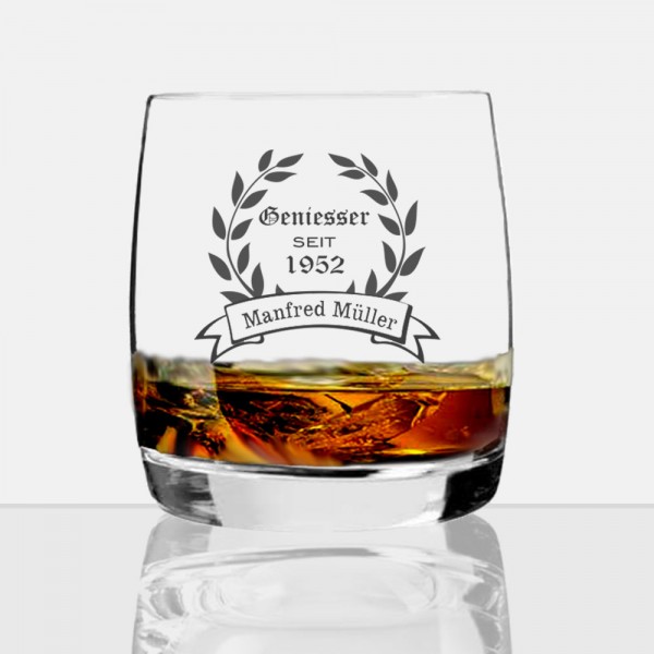 personalisiertes Whisky Glas Geniesser