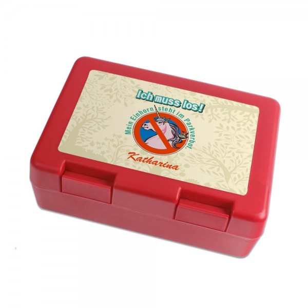 Einhorn-Brotdose personalisiert