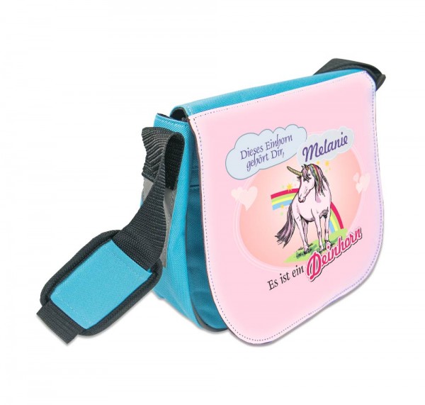 Tasche für den Kindergarten Einhorn mit Namen