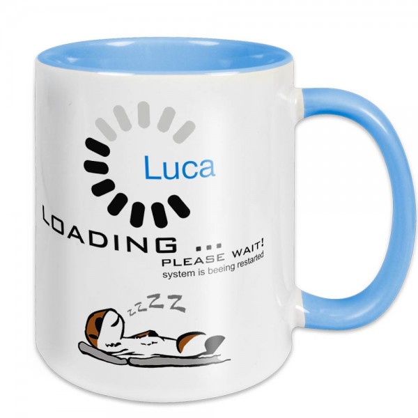 Lustige Kaffeetasse bedruck - Loading