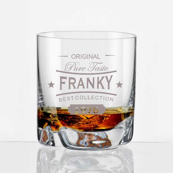 personalisierter Whiskybecher