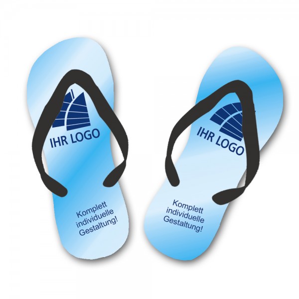 Flip Flops / Badelatschen mit Logo bedrucken