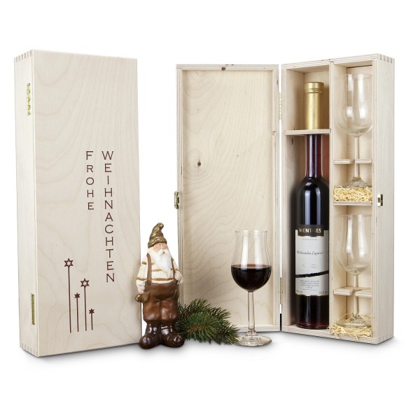 Weihnachts-Liqueur als Geschenk