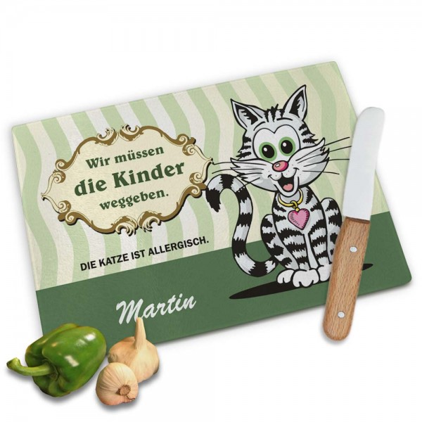 Frühstücksbrett mit Namen individuell bedruckt