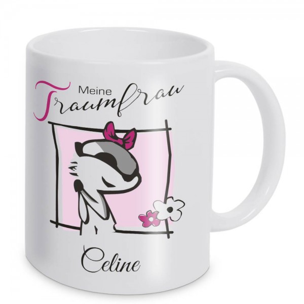 Bedruckte Tasse für die Traumfrau
