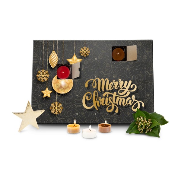 Duftkerzen Adventskalender Merry Christmas
