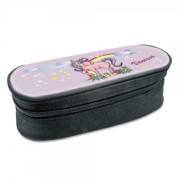 Stiftebox mit Einhorn Motiv und deinem Namen