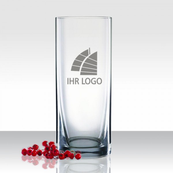 Blumen Vase mit Firmen-/Vereins-Logo gravieren