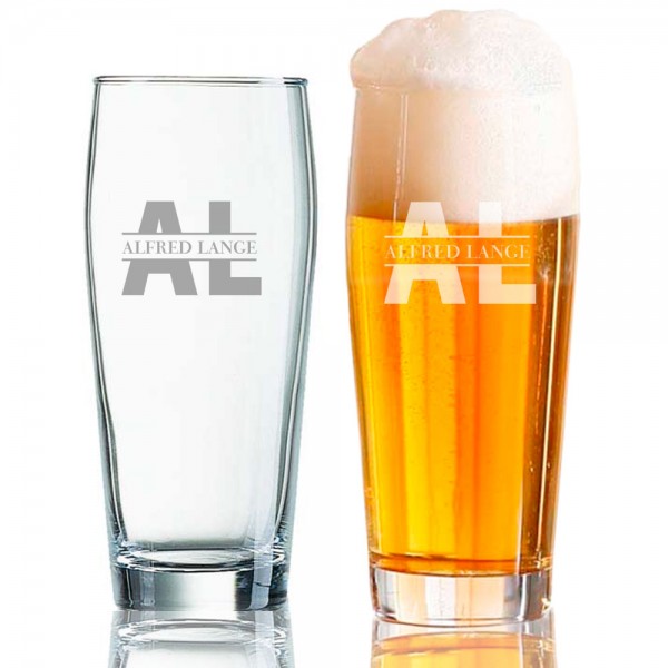 Bierbecher mit Namensgravur