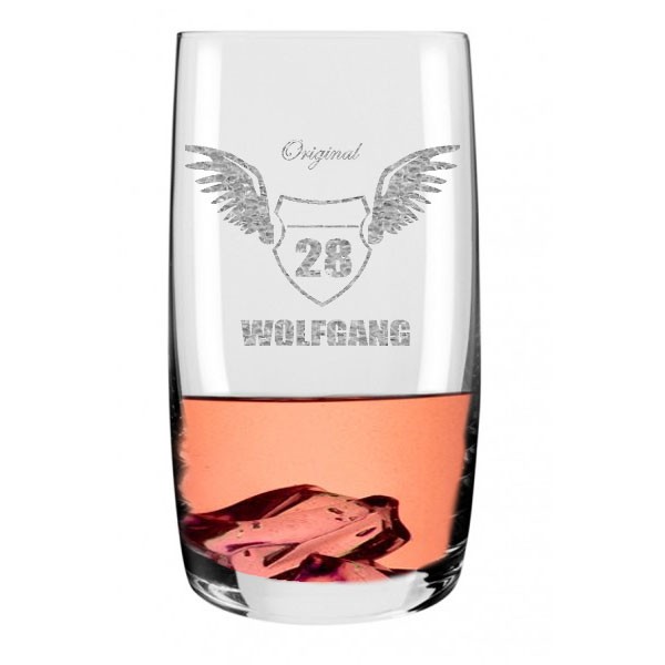 Longdrinkglas mit Druck