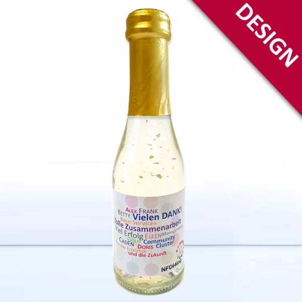 Sekt mit Logo 0,2 l - individuell bedrucken
