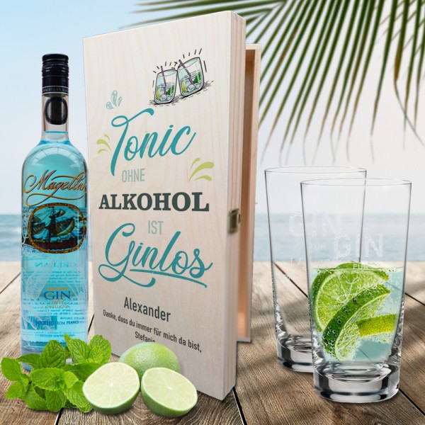 Originelles GIN Geschenk-Set mit Personalisierung