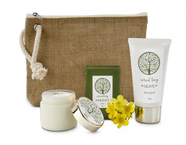Wellnessgeschenk in Jutetasche