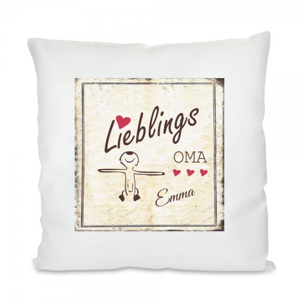 Kissen als Geschenk für den Lieblings- Menschen mit Namen