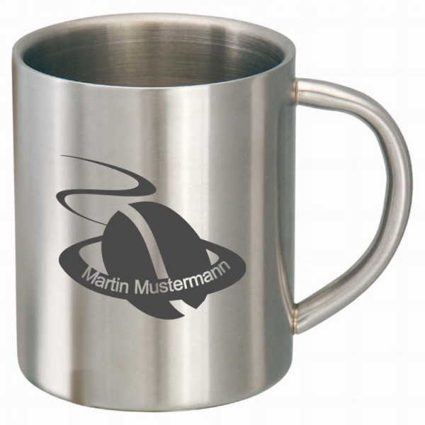 individuelle Tasse Edelstahl Kaffee mit Namen