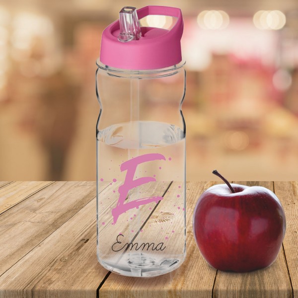 Trinkflasche 0,6 l mit Namen bedruckt