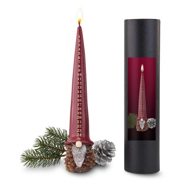 Adventskalender Kerze Geschenk Set