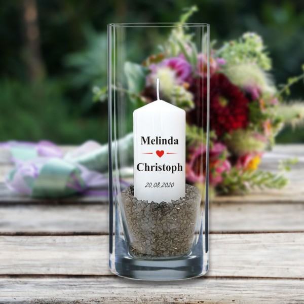 Stilvolle Tischdekoration zur Hochzeit