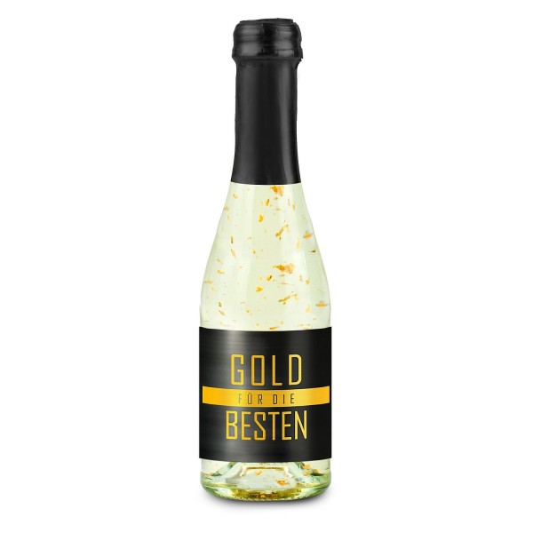 Sekt Geschenk Gold für die Besten 6 x Piccolo 0,2 l