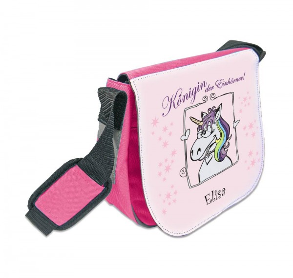 Unicorn Kindergartentasche mit Spruch und Namen