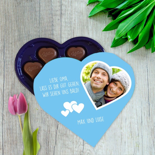 Milka Schokolade mit Foto bedrucken