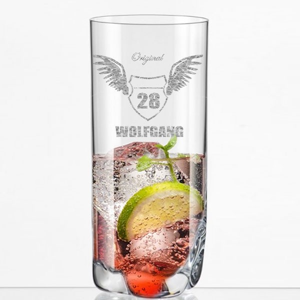 Longdrinkbecher mit Druck