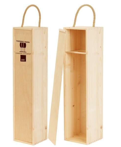 Flaschenkiste als Geschenkbox