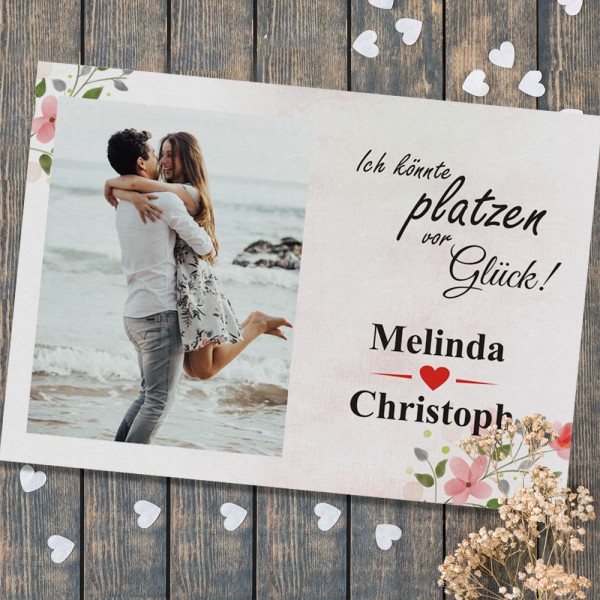 Tischset / Platzdeckchen mit Foto individuell bedruckt