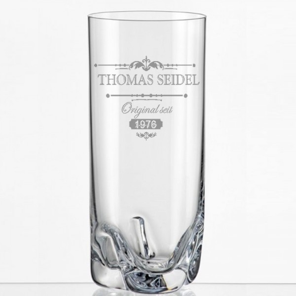 Longdrinkbecher graviert