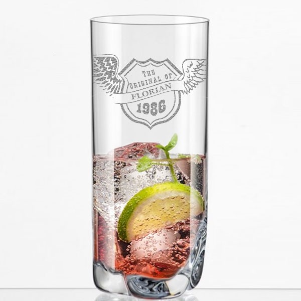Longdrinkbecher gestalten * Flying Wings *