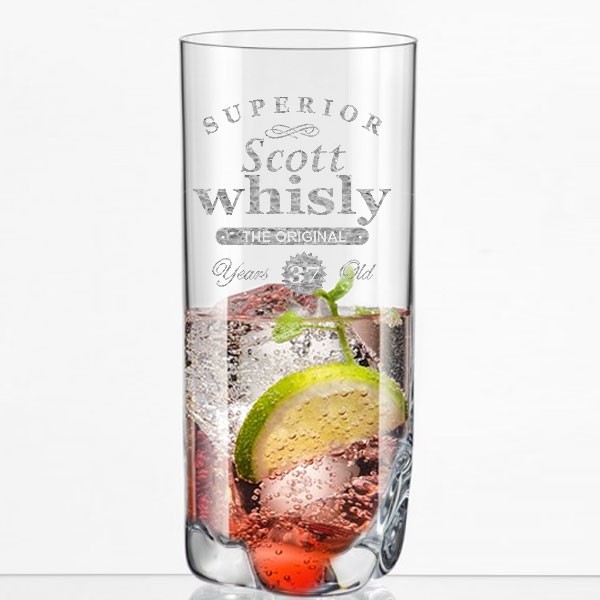 Longdrinkbecher mit Motiv
