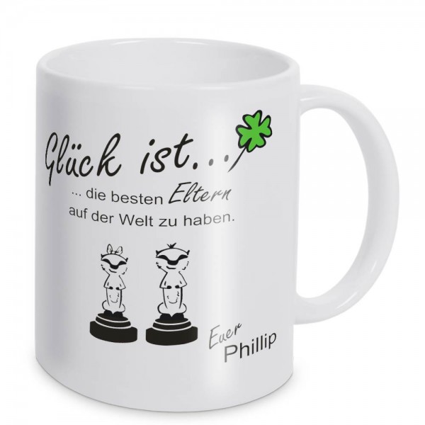 Tasse als Geschenk für die besten Eltern