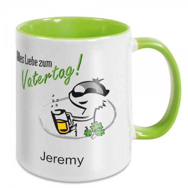 Personalisierte Tasse zum Vatertag